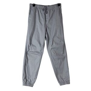 NO BOUNDARIES Womens Gray Jogger Pants Medium Elastic Waist Drawstring Casual